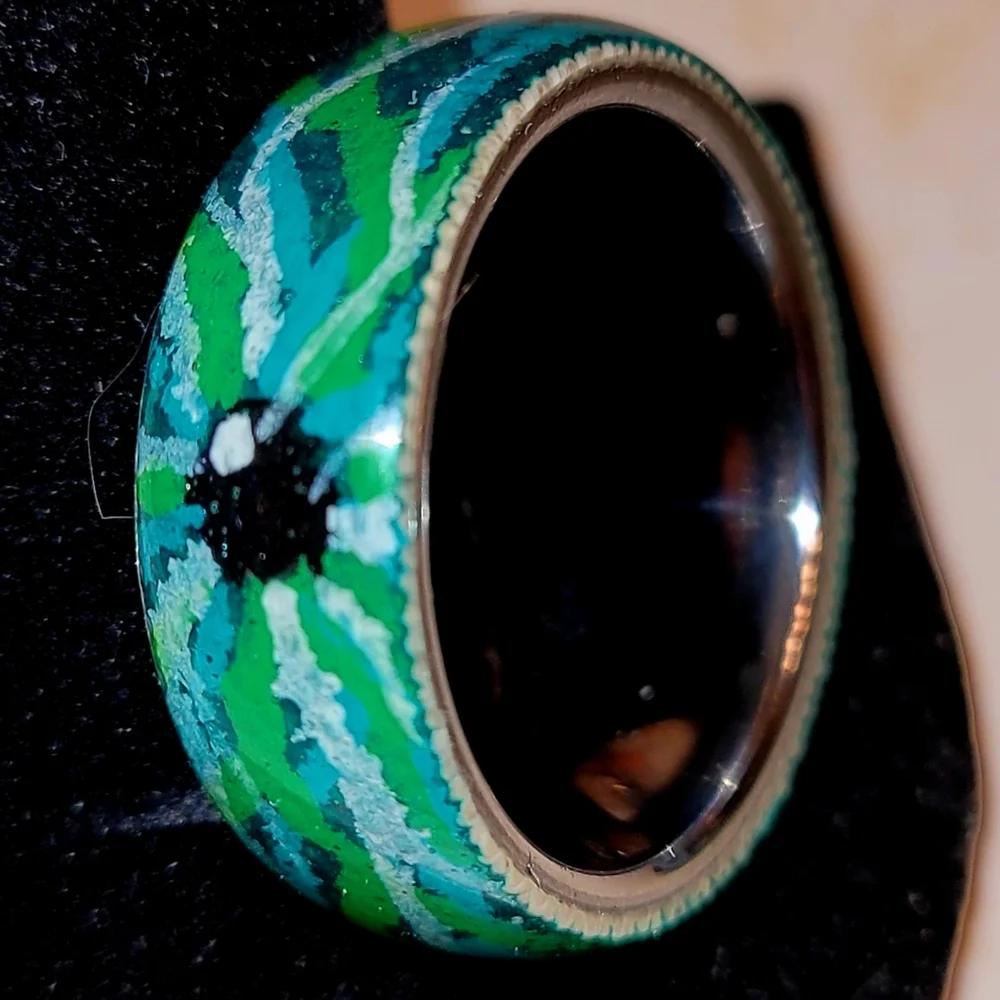 Custom made "Eye" ring - Picture 1 of 4